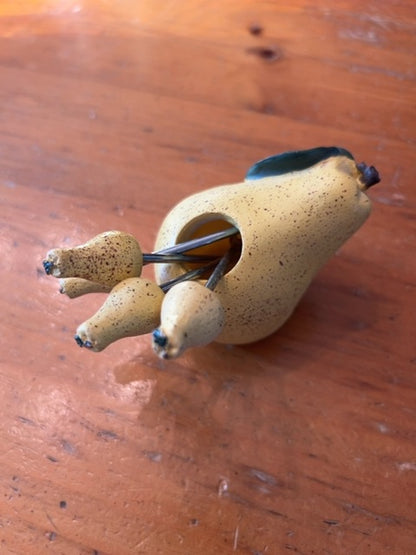 Vintage Pear Cocktail Pick Holder