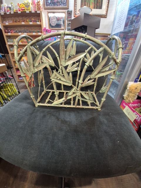Faux Bamboo Magazine Rack