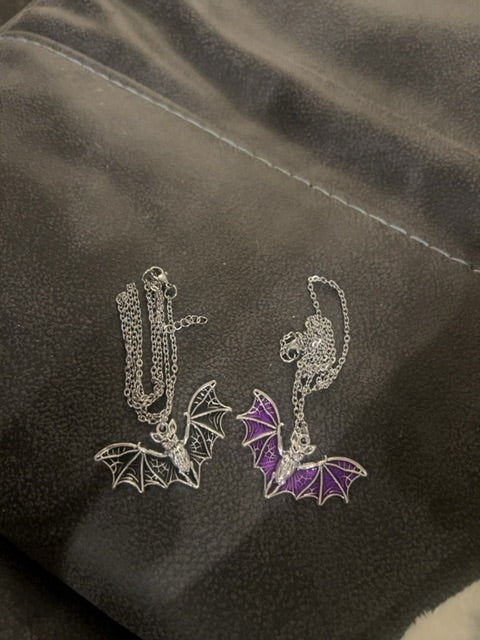 Bat necklace