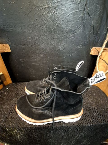 Doc Marents Black Suede Boots (size 8)