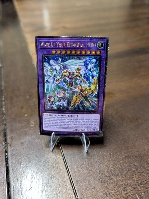 Yugioh Card Wake Up Your Elemental HERO