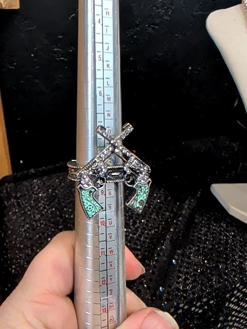 Pistols stretch ring size 8 1/2