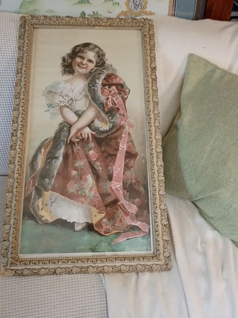 1940'' framed print 17 x 31 Ready for the Opera