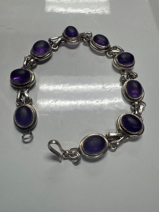 925 Amethyst Bracelet