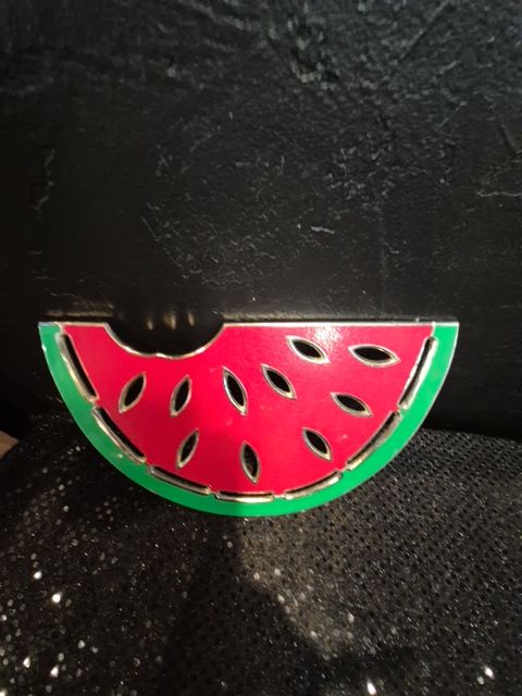 Vintage Watermelon Tivet, WM.A. Rogers, 11" × 6"