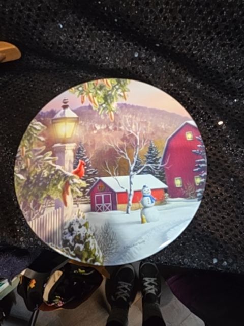 Christmas Tin snowman