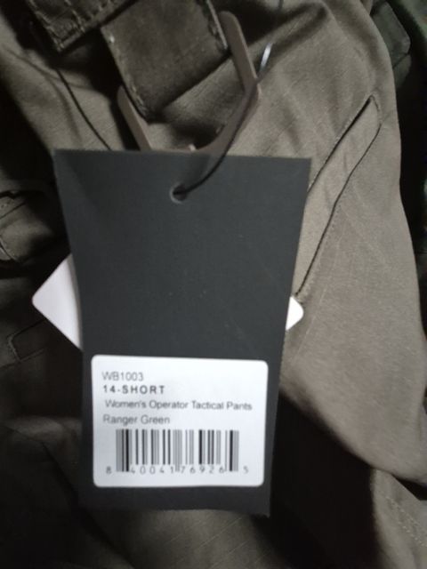 Ranger Green LAPG Women's Operator Tactical Pants, NWT, 14 Short