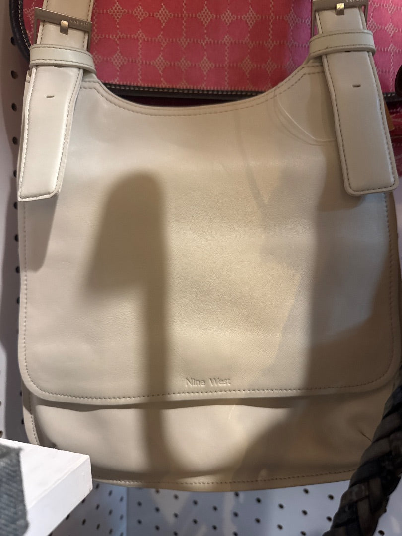 9 West White Crossbody Purse