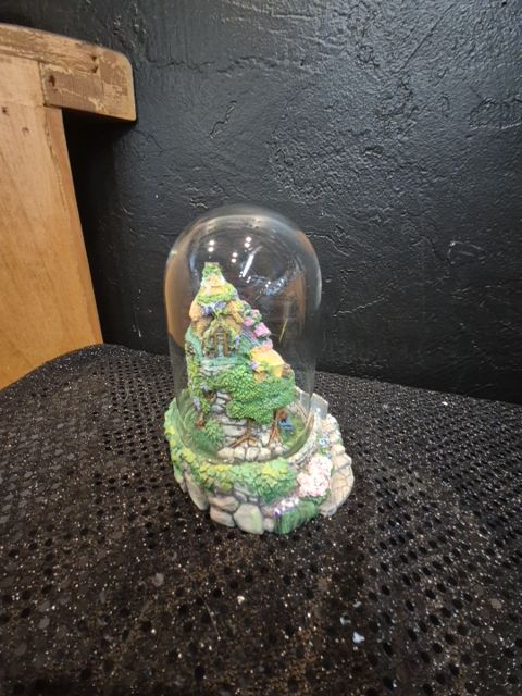 Lavender Hill Cottage by Violet Schwenig, Hand Painted, Limited Edition, 4" × 5"