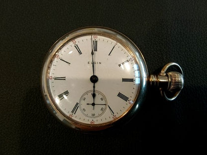 GOLD Elgin Working Pocket Watch, 18 size