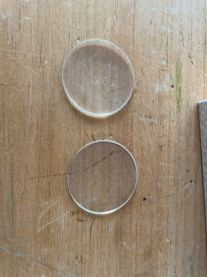 Antique eyeglasses/lenses (set of four, as-is)