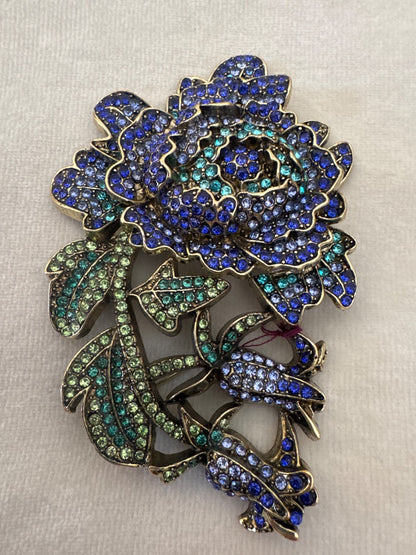 Large floral brooch