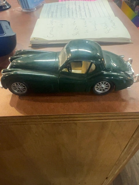 Green vintage car