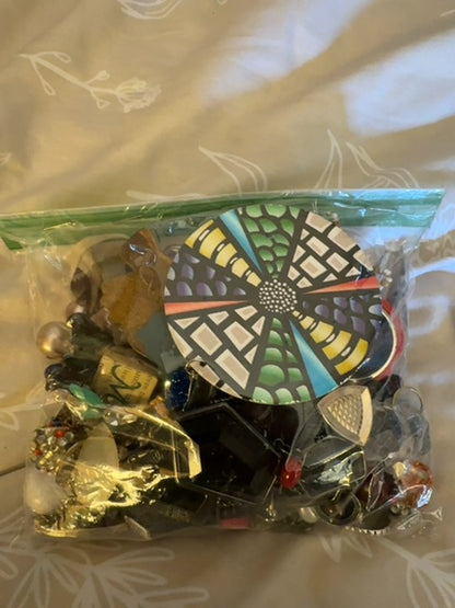 Craft only bag of broken jewelry