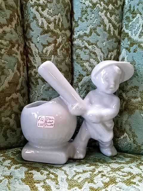 Blue  Baseball planter