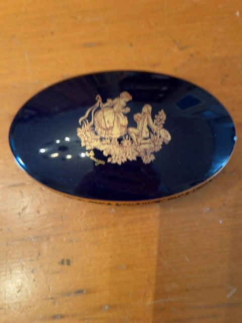 Vintage Limoges Castel porcelain trinket box