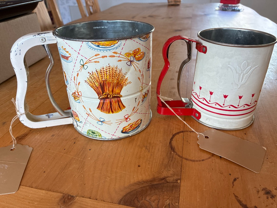 Vintage flour sifter