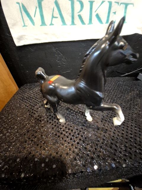 Black National Museum of Gettysburg, PA Ceramic Horse Figurine, 6" × 6"