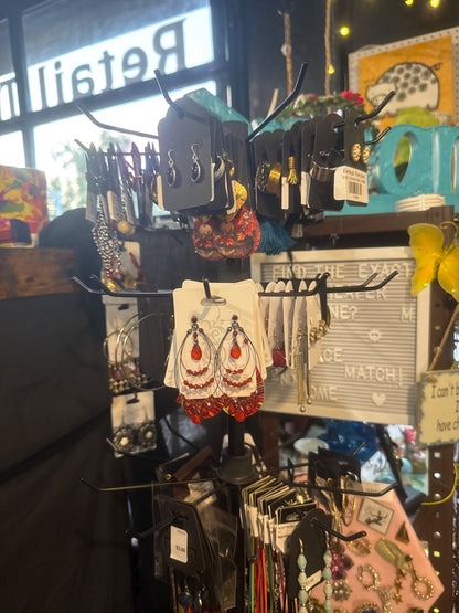 In store 3.95 earrings