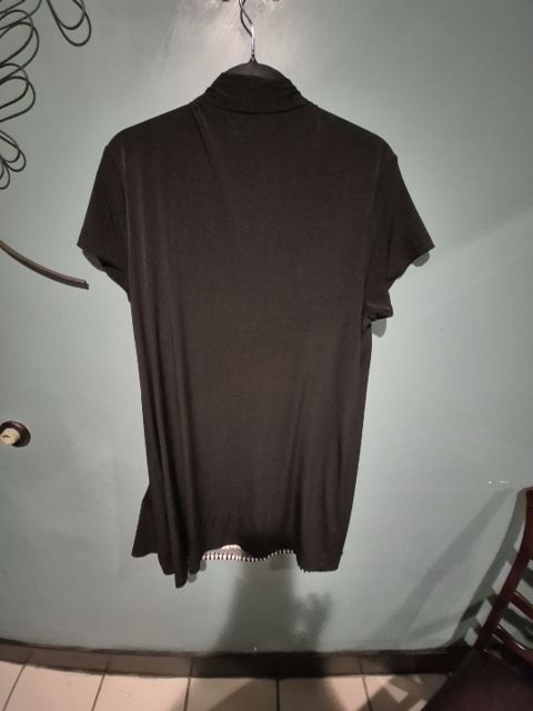 En Focus Open Cardigan w/ attached multi colored top, 16W