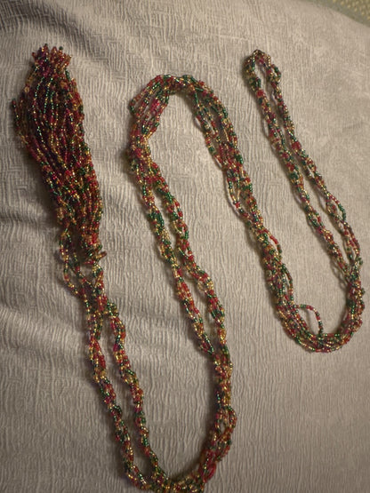 Beaded Tassel Necklace