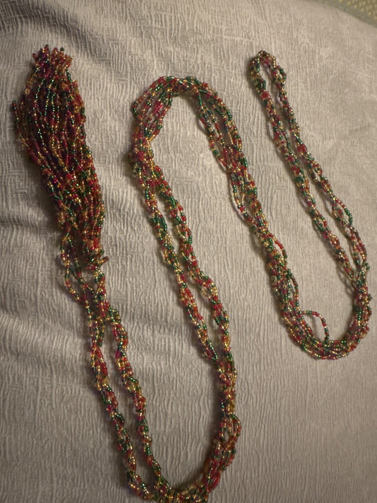 Beaded Tassel Necklace