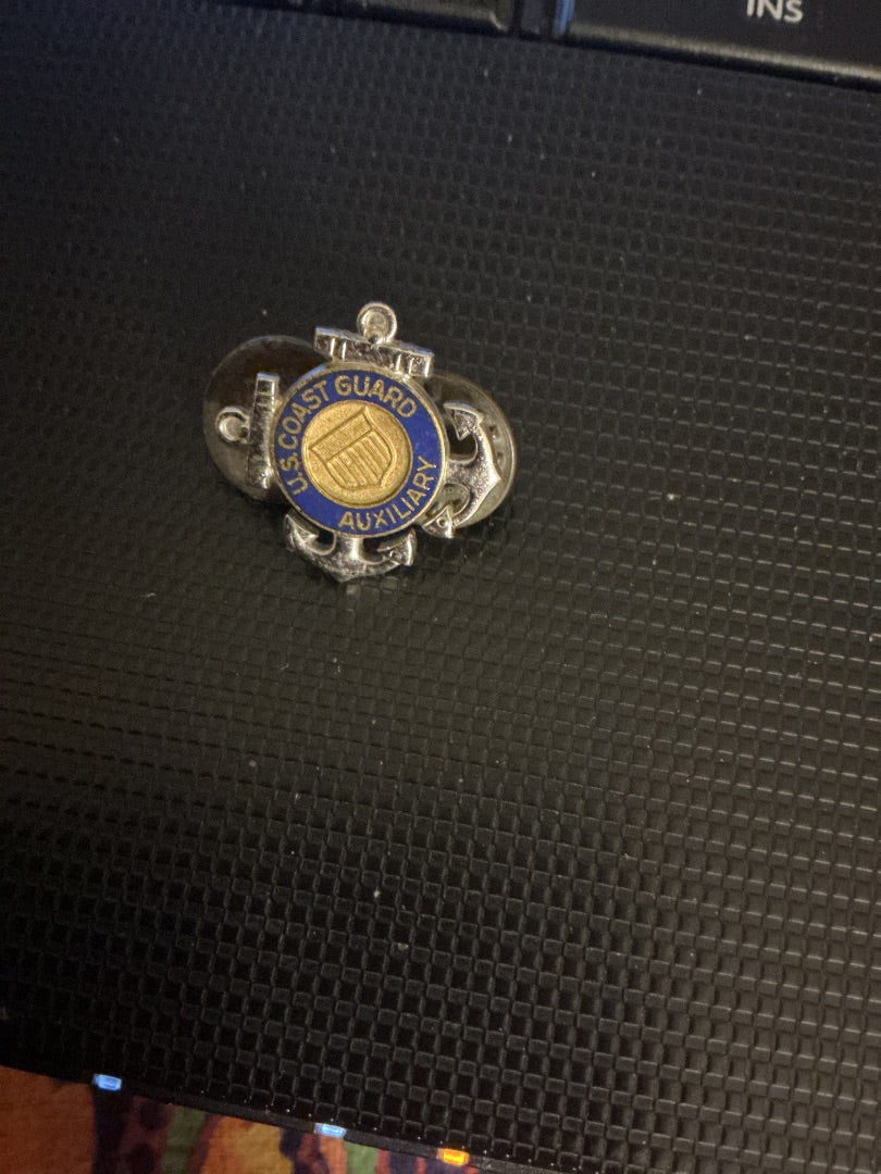 Gold and silver US Coast Gaurd Military memorabilia