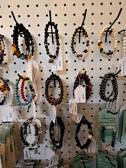 Bracelet Precious Stones w/charm