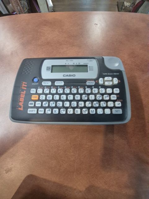 Casio label printer