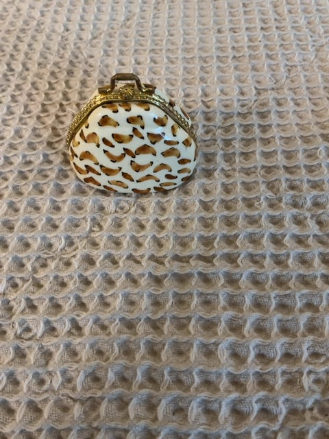 Multi Unknown Leopard Porcelain Pill/Mini Purse, 1.75”