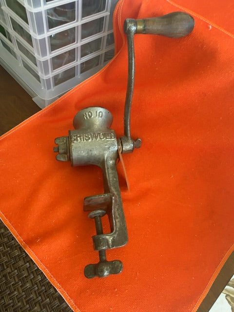 Griswold Table Mounted Antique Grinder