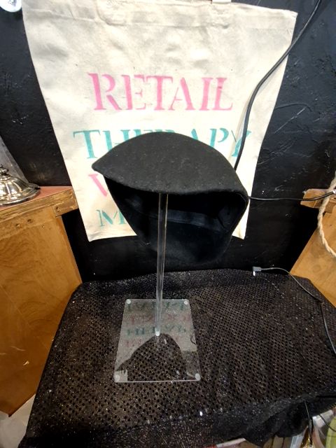 Black Henry Pollak, Inc Black Felt Beret