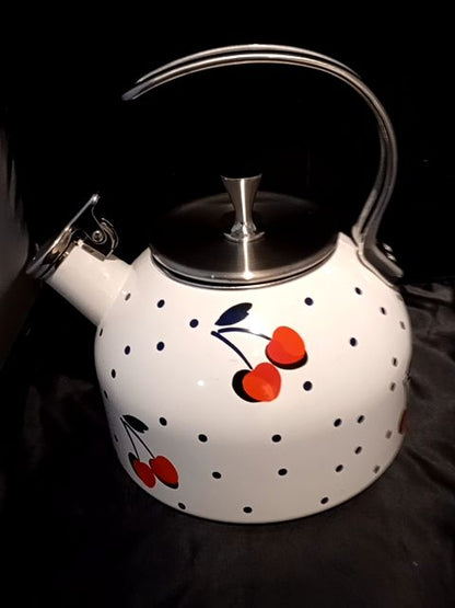 Kate Spade Lenox cherries teapot As-is