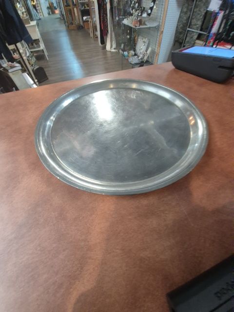 Pewter tray