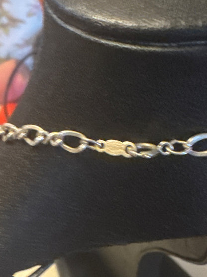 Sterling and pearl necklace