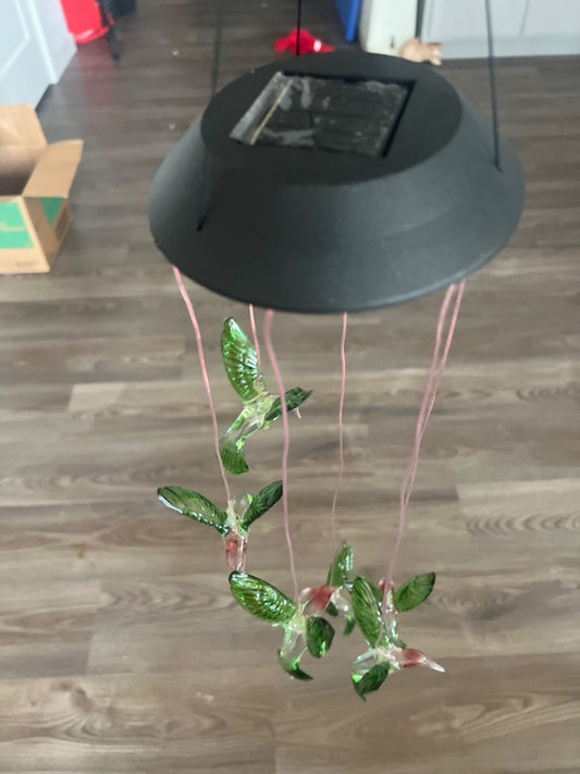 Solar, hummingbird wind, chime