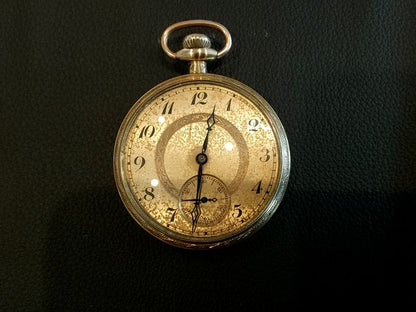 GOLD Hamilton Working Pocket Watch, 16 Size