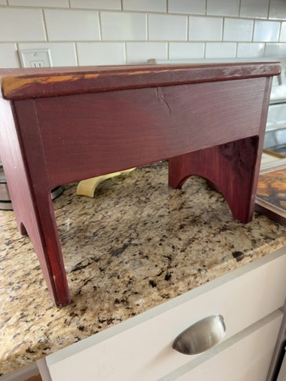 Red  Primitive stool
