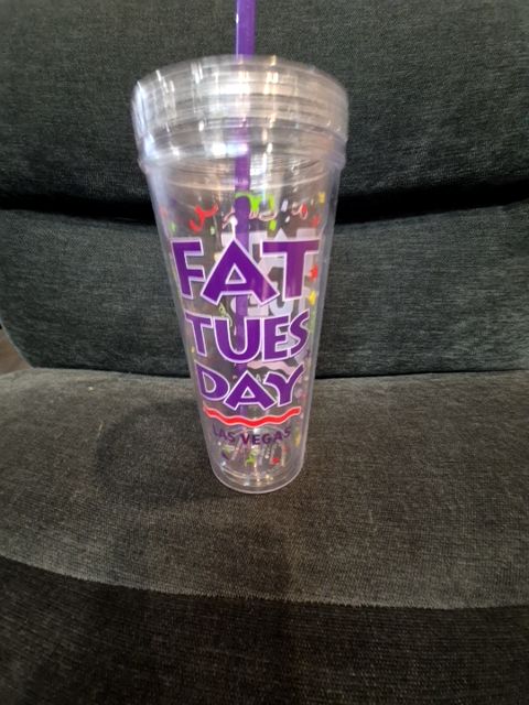 Fat Tuesday drinking cups