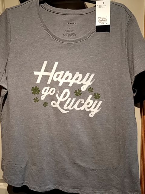 St Pat happy go lucky sz XL t shirt