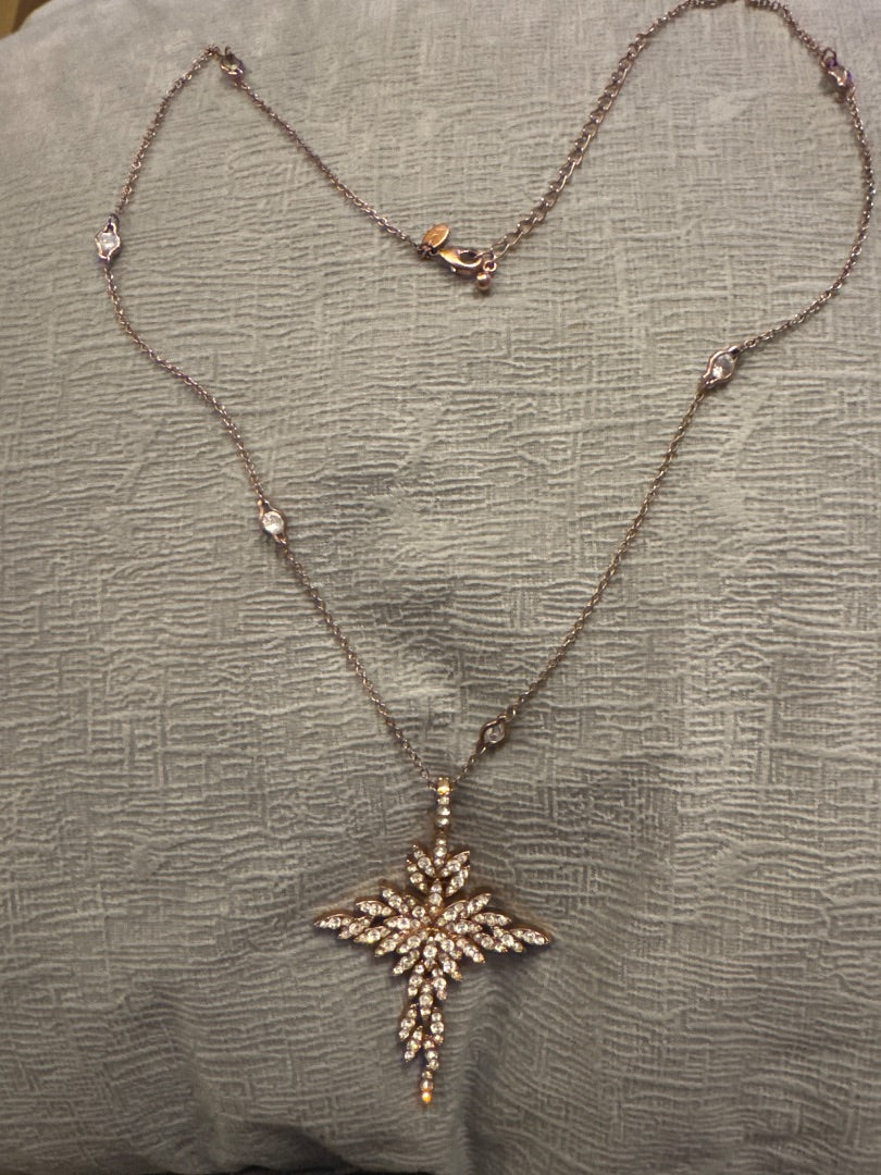 Rose gold star rhinestone set