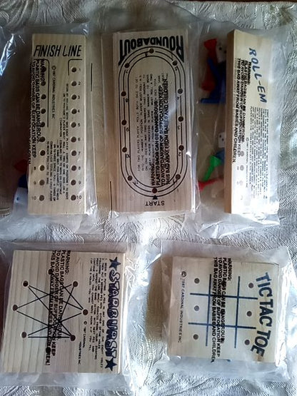 Brain buster mini wood games