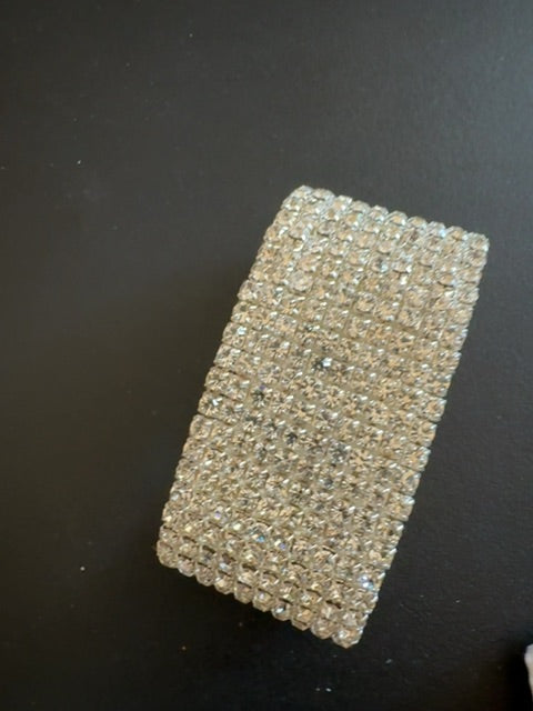 10 row rhinestone stretchy bracelet