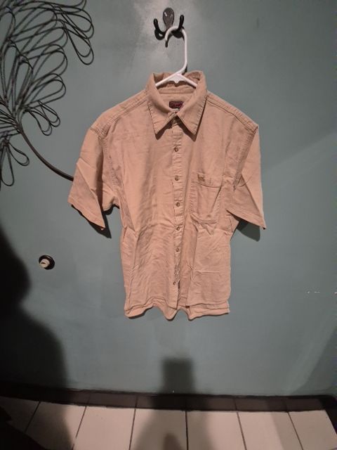 Tan Duxbak Short Sleeve Hunting shirt, M