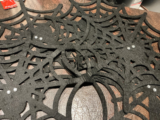Black Spiderweb decorations