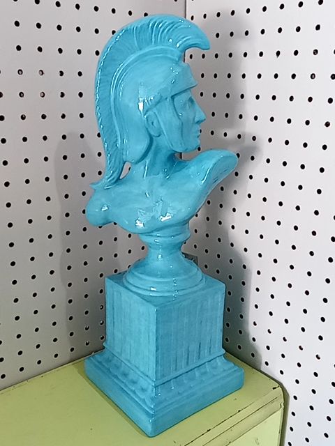 Blue Unbranded Trojan Soldier Bust, Large
