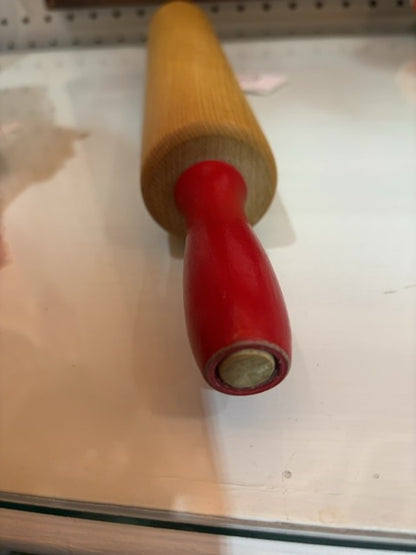Red handle rolling pin