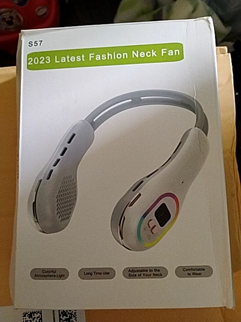 Black/White box Jofunbeau S57 2023 Latest Fashion Neck Fan