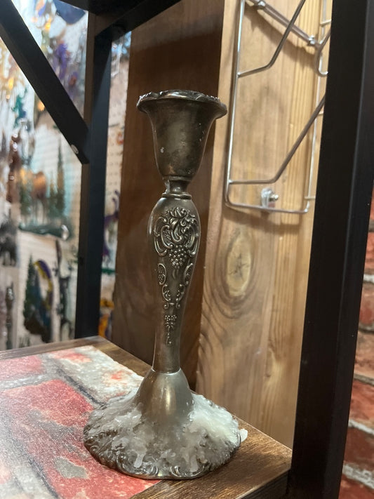Silver candlestick