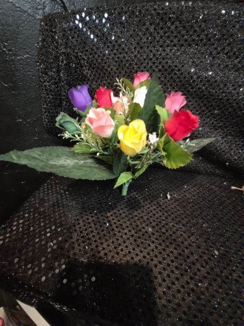Colorful Faux Rose Flowers